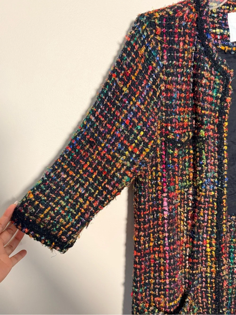 Anthropologie Ett:Twa Beryn Tweed Coat (Sz S) - Picture 5 of 9